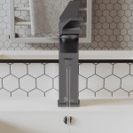 Voltaire Single Hole, Single-Handle, Bathroom Faucet in Gunmetal Grey