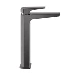 Voltaire Single Hole, Single-Handle, High Arc Bathroom Faucet in Gunmetal Grey