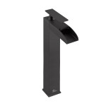 Concorde Single Hole, Single-Handle, High Arc Waterfall, Faucet in Matte Black