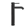 Ivy Single Hole, Single-Handle, High Arc Bathroom Faucet in Matte Black