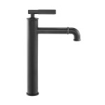 Avallon Single Hole, Single-Handle Sleek, High Arc Bathroom Faucet, Matte Black