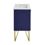 Swiss Madison Annecy 24" Bathroom Vanity in Granger Blue