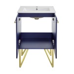 Swiss Madison Annecy 24" Bathroom Vanity in Granger Blue