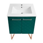 Swiss Madison Annecy 24" Bathroom Vanity in Barracuda Teal