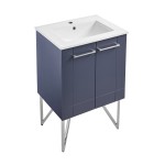 Swiss Madison Annecy 24" Bathroom Vanity in Cinder Purple