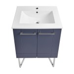 Swiss Madison Annecy 24" Bathroom Vanity in Cinder Purple