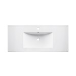 Pierre 36 Single, Open Shelf, Chrome Metal Frame Bathroom Vanity