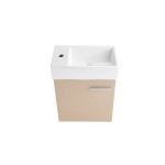 Colmer 18" Wall-Mounted Bathroom Vanity in Sandstone