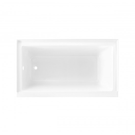 Swiss Madison Voltaire 60" X 32" Left-Hand Drain Alcove Bathtub