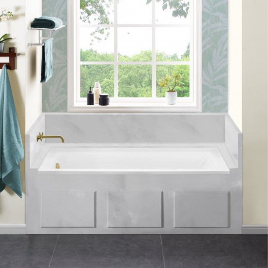 Swiss Madison Voltaire 60" X 32" Left-Hand Drain Alcove Bathtub