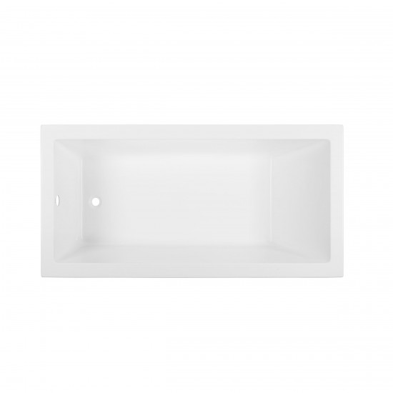 Voltaire 60"x 30" Reversible Drain Drop-In Bathtub