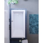 Voltaire 60"x 30" Reversible Drain Drop-In Bathtub