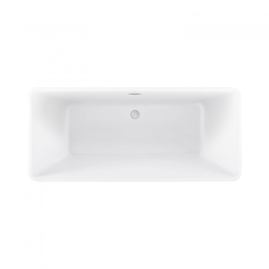 Swiss Madison St. Tropez 67" Freestanding Bathtub