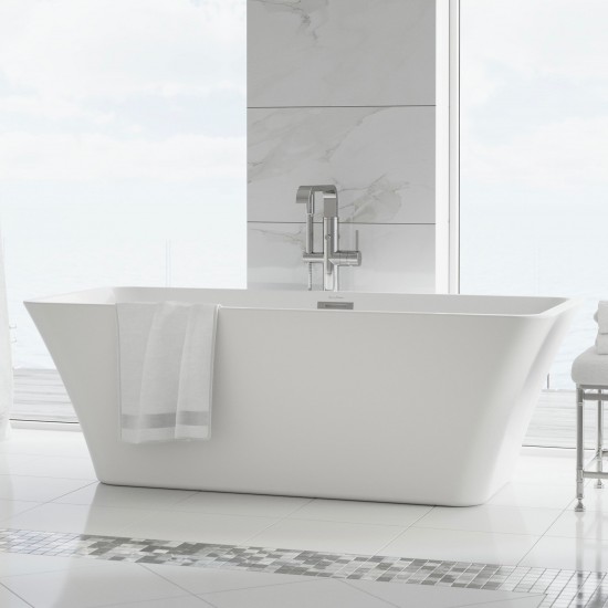 Swiss Madison St. Tropez 67" Freestanding Bathtub