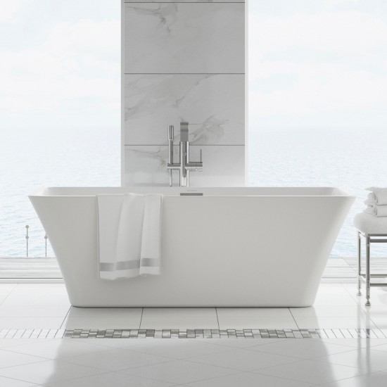 Swiss Madison St. Tropez 67" Freestanding Bathtub