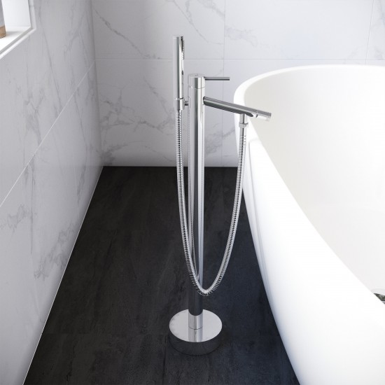 Swiss Madison Plaisir Freestanding Bathtub Faucet in Chrome