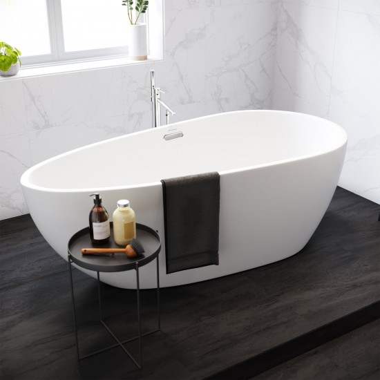 Swiss Madison Plaisir Freestanding Bathtub Faucet in Chrome