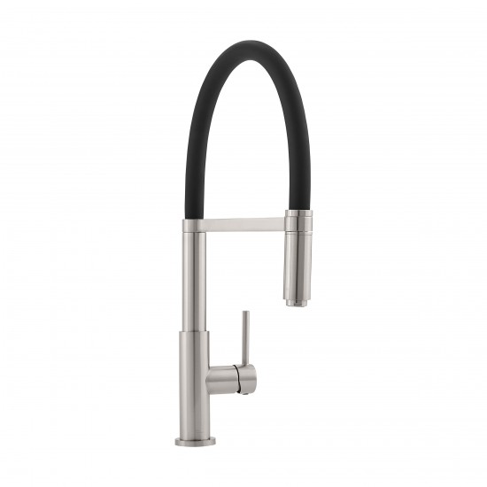 Troyes Single Handle, Pull-Down Kitchen Faucet in Brushed Nickel