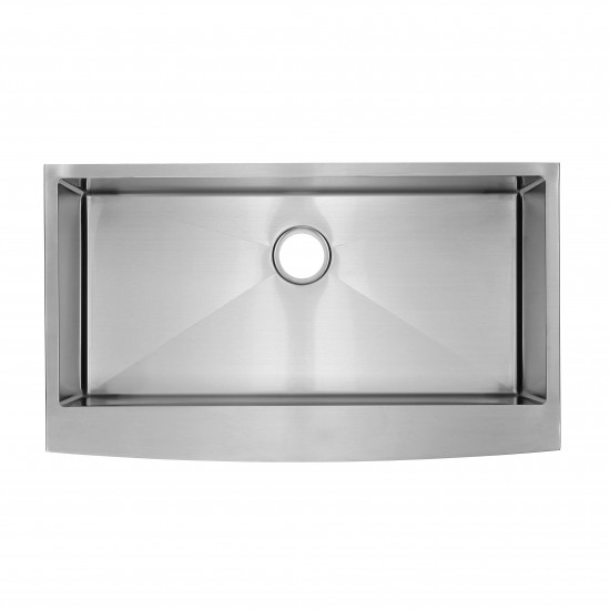 Rivage 36 x 21 Stainless Steel, Single Basin, Farmhouse Kitchen Sink with Apron