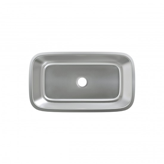 Toulouse 32 x 18 Stainless Steel, Single Basin, Under-Mount Kitchen Sink