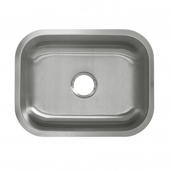 Toulouse 23 1/8 x 17 7/8 Stainless Steel, Single Basin, Undermount Kitchen Sink