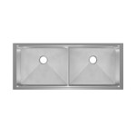 Rivage 45 x 19 Dual Basin Undermount Kitchen Workstation Sink