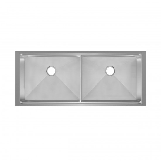 Rivage 45 x 19 Dual Basin Undermount Kitchen Workstation Sink