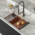 Tourner 32 x 19, Single Basin, Undermount Kitchen Workstation Sink in Rose Gold