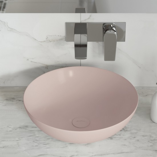 Swiss Madison Ceramic Pop Up Drain w/o Overflow in Matte Pink