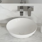 Swiss Madison Ceramic Pop Up Drains w/o Overflow in White