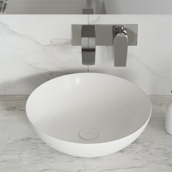 Swiss Madison Ceramic Pop Up Drains w/o Overflow in White