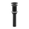 Residential Non-Overflow Pop Up Sink Drain 1.75 in Matte Black