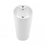 Swiss Madison Monaco Circular Basin Pedestal sink