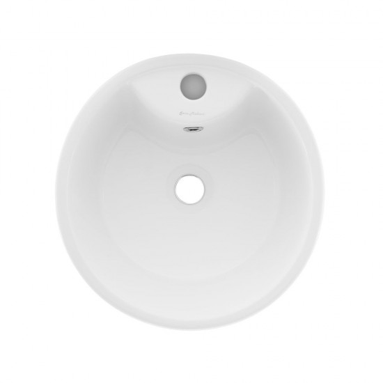 Swiss Madison Monaco Circular Basin Pedestal sink