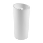 Swiss Madison St. Tropez Circular One Piece Pedestal Sink