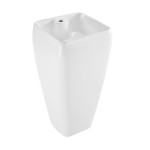 Swiss Madison Carre One Piece Pedestal Sink