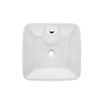 Swiss Madison Carre One Piece Pedestal Sink