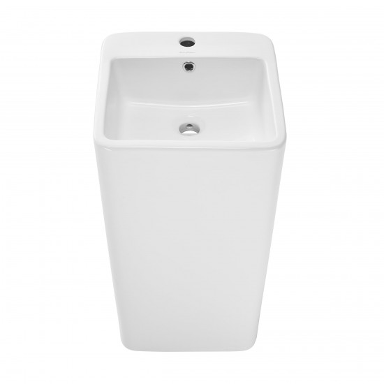 Swiss Madison Concorde One Piece Pedestal Sink