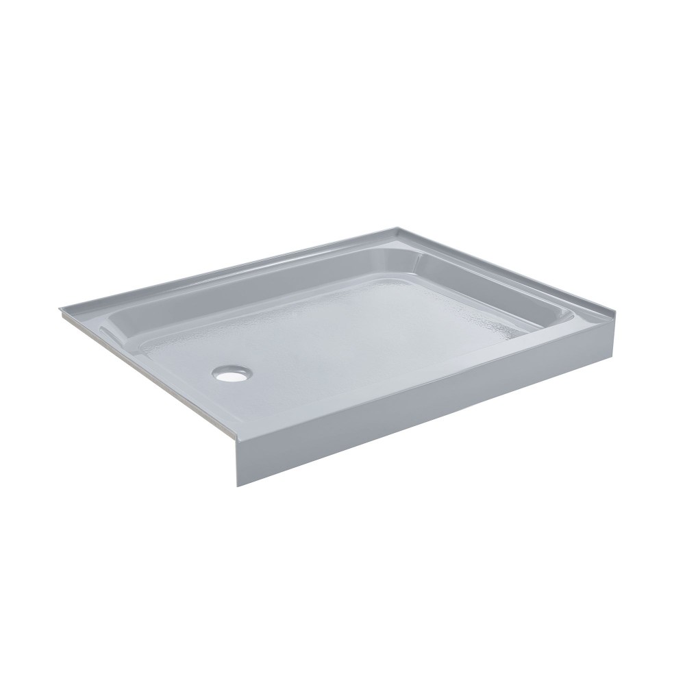 Voltaire 48 x 36 Single-Threshold, Left-Hand Drain, Shower Base in Grey