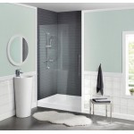 Voltaire 36 x 36 Acrylic White, Single-Threshold, Center Drain, Shower Base