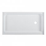 Voltaire 60 x 36 Acrylic White Single-Threshold, Right-Hand Drain, Shower Base