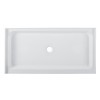 Voltaire 60 x 30 Acrylic White, Single-Threshold, Center Drain, Shower Base