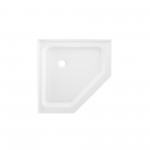 Voltaire 36 x 36 White, Single-Threshold, Center Drain, Neo-angle Shower Base