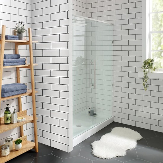 Voltaire 60 x 36 Acrylic White, Single-Threshold, Center Drain, Shower Base