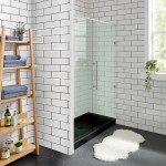 Voltaire 60 x 32 Acrylic Black, Single-Threshold, Center Drain, Shower Base