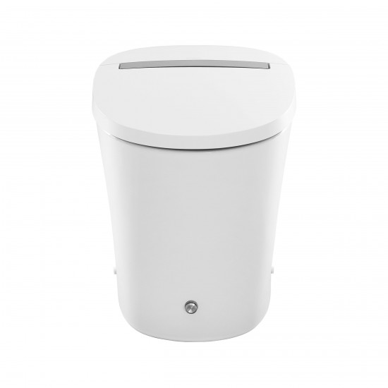 Hugo Intelligent Tankless Elongated Toilet, Touchless Dual-Flush 1.1/1.6 gpf