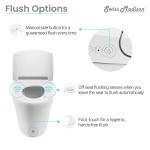 Hugo Intelligent Tankless Elongated Toilet, Touchless Dual-Flush 1.1/1.6 gpf