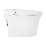 Intelligent Tankless Elongated Toilet and Bidet, Touchless Dual Flush 1.1/1.6gpf