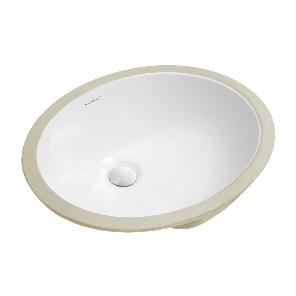 Swiss Madison Monaco 18 Oval Under-Mount Bathroom Sink