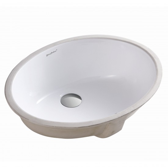 Swiss Madison Monaco 19 Oval Under-Mount Bathroom Sink